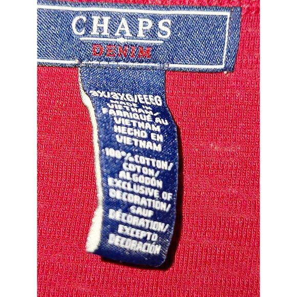 A Chaps Women's Plus Sized Lace Front Shirt Western Ranch Casual Rodeo 3X - Picture 3 of 10